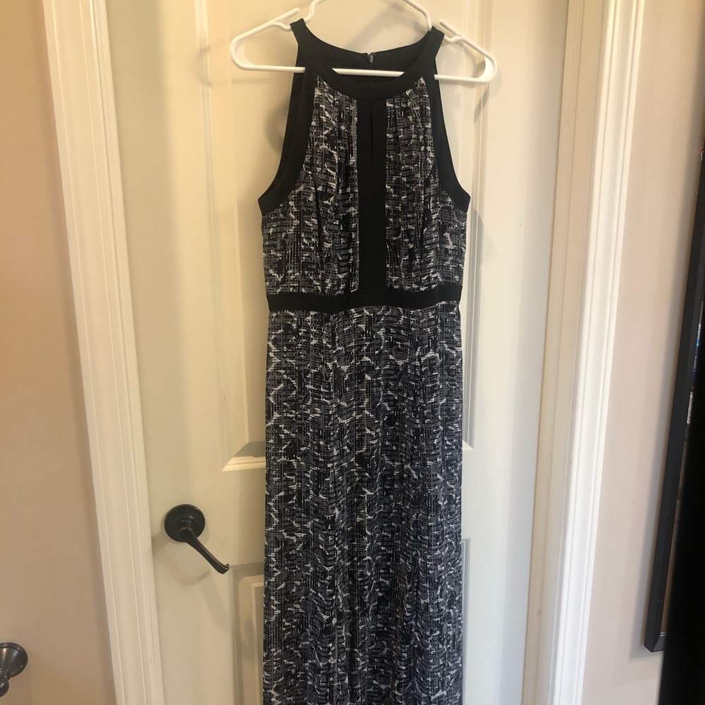 White House Black Market strapless maxi dress size 4
